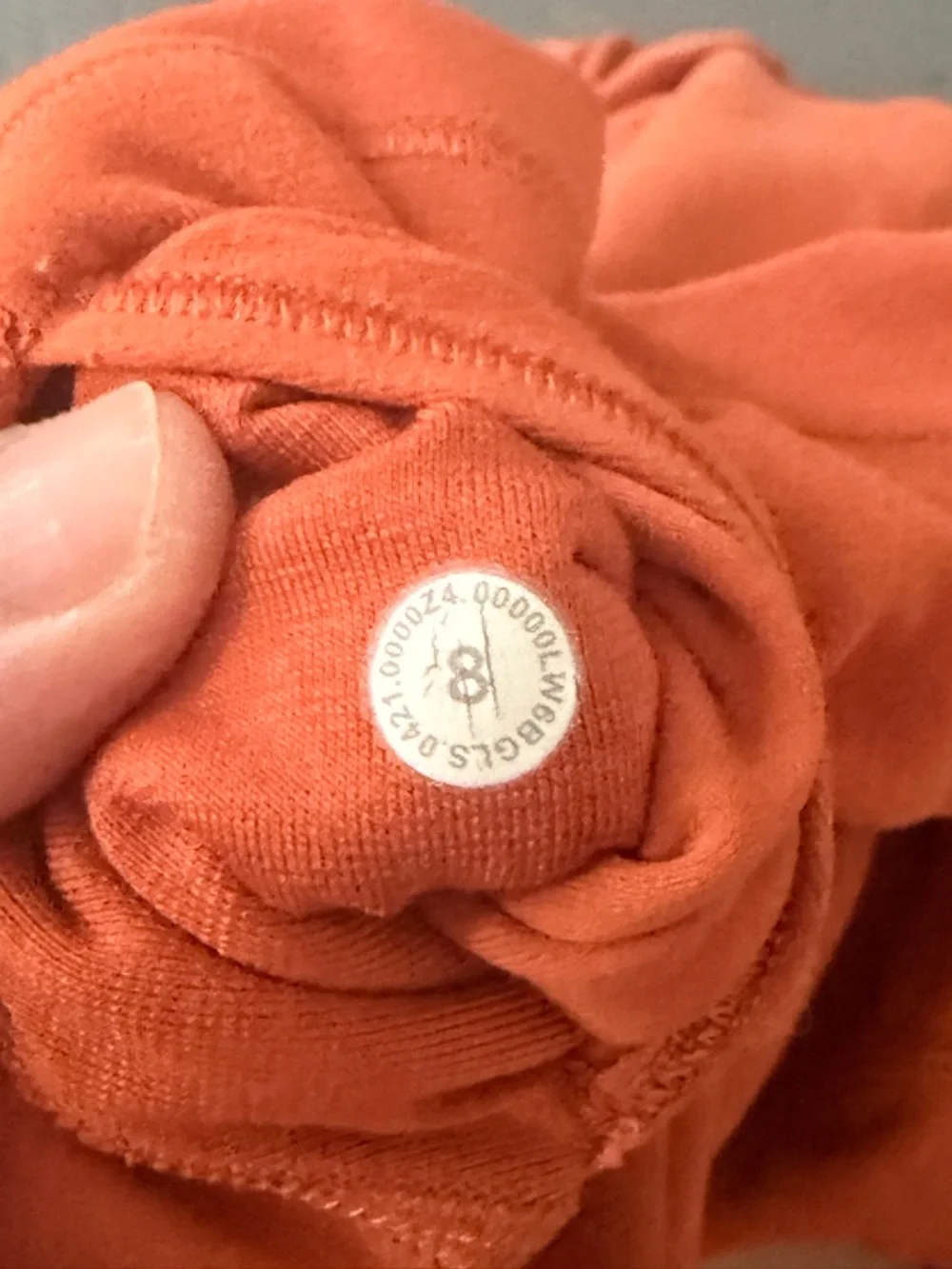 Lululemon Align High Rise 23” Crop- Burnt Orange- 8